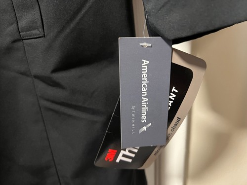 New American Airlines Thinsulate 3M Pilot - Flight Attendants All Weather Coat - Picture 4 of 12