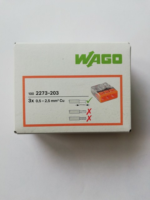 Wago Klemmen 2273-203 100 Stück/ 1VE Wago Klemmen 2273-203 100 Stück/ 1VE