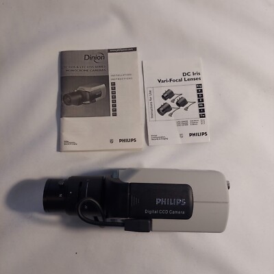 Philips Monochrome Digital CCD Camera Home Surveillance Camera LTC0335/20