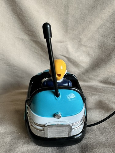 2017 FAO Schwarz Nostalgic Model Blue Bumper Car With Blonde Driver No Remote - Picture 3 of 7