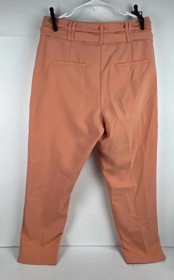 7th Avenue Design Studio New York & Company Women Coral Crop Dress Pants Size 12 - Image 4 of 4