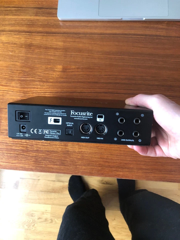 Focusrite Clarett 2Pre  Thunderbolt Audio Recording Interface - Image 4 of 4