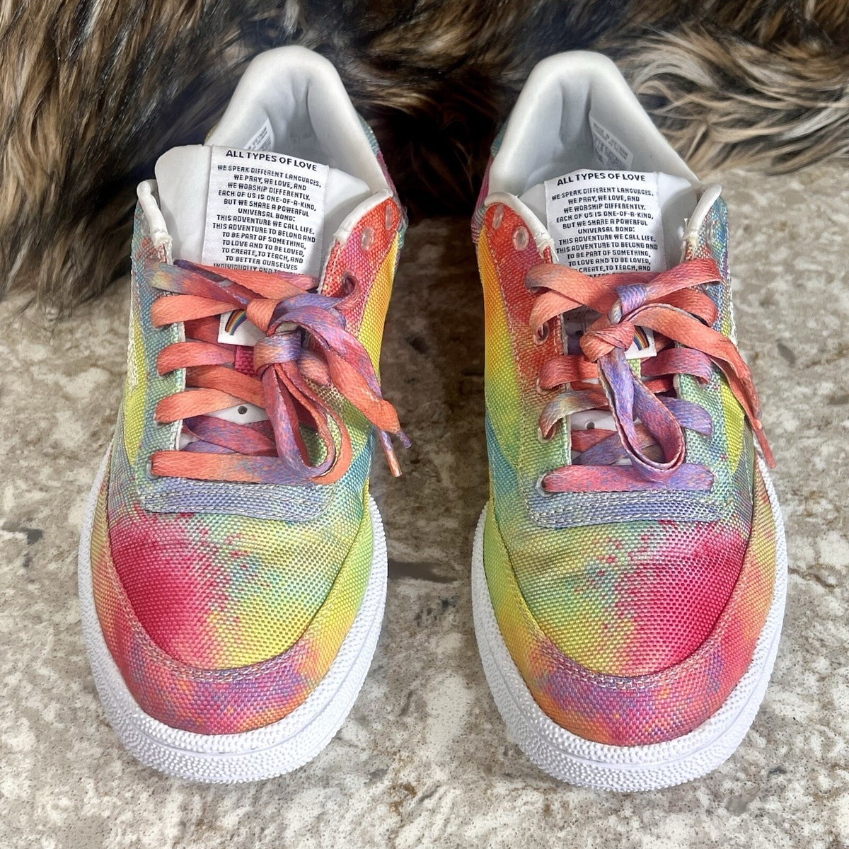 Reebok Pride Rainbow Club C 85 Shoes Sneakers Unisex Size 7