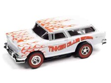 1955 Chevy Bel Air Nomad Auto World Tinker Club Exclusive Slot Car new in box.