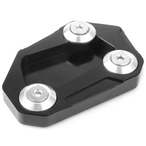 Kickstand Side Stand Enlarge Plate Pad For BMW S1000R HP4 2014 2015 2016 BLK - Imagen 2 de 7