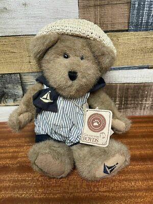 Boyds Bears Marina Yachtley 918343 Rentner Sailor Bear Yacht Strand Sommer blau