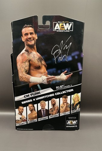 JAZWARES AEW UNRIVALED COLLECTION SERIES 4 #25 CM PUNK ACTIONFIGUR - Bild 4 von 6