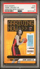 2023 Panini Hoops Jaime Jaquez Jr ARRIVING NOW RC, WINTER Parallel, PSA 9 (0 10)