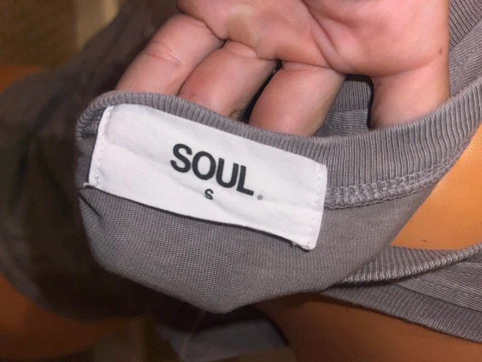 Soul Cycle Gray White Logo Women’s Muscle Tank Top Shirt Jersey Small - Image 4 of 4