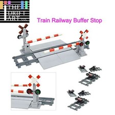 MOC City Train Track Walkway Buffer Stop para Lego Kit Bloques de Construcción Juegos Hágalo Usted Mismo