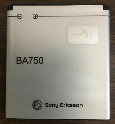 SONY 100% GENUINE NEW BATTERY BA750 FOR SONY ERICSSON XPERIA X12 / ARC **73% OFF