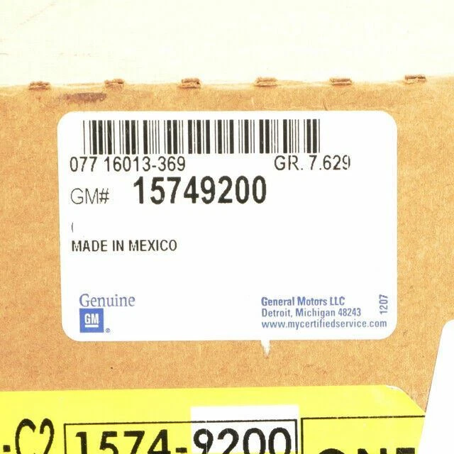 Polipasto de rueda de repuesto genuino GM 1996-2002 Chevrolet Express 15749200 Foto 2 de 3