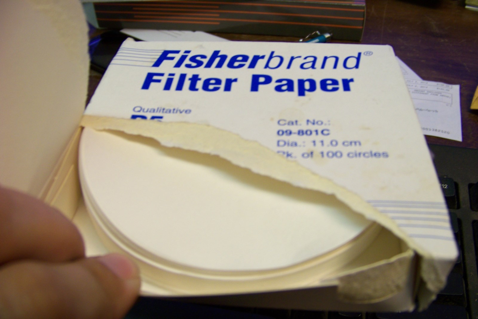 09801C Fisherbrand Filter Paper Pk of 100 Circles eBay