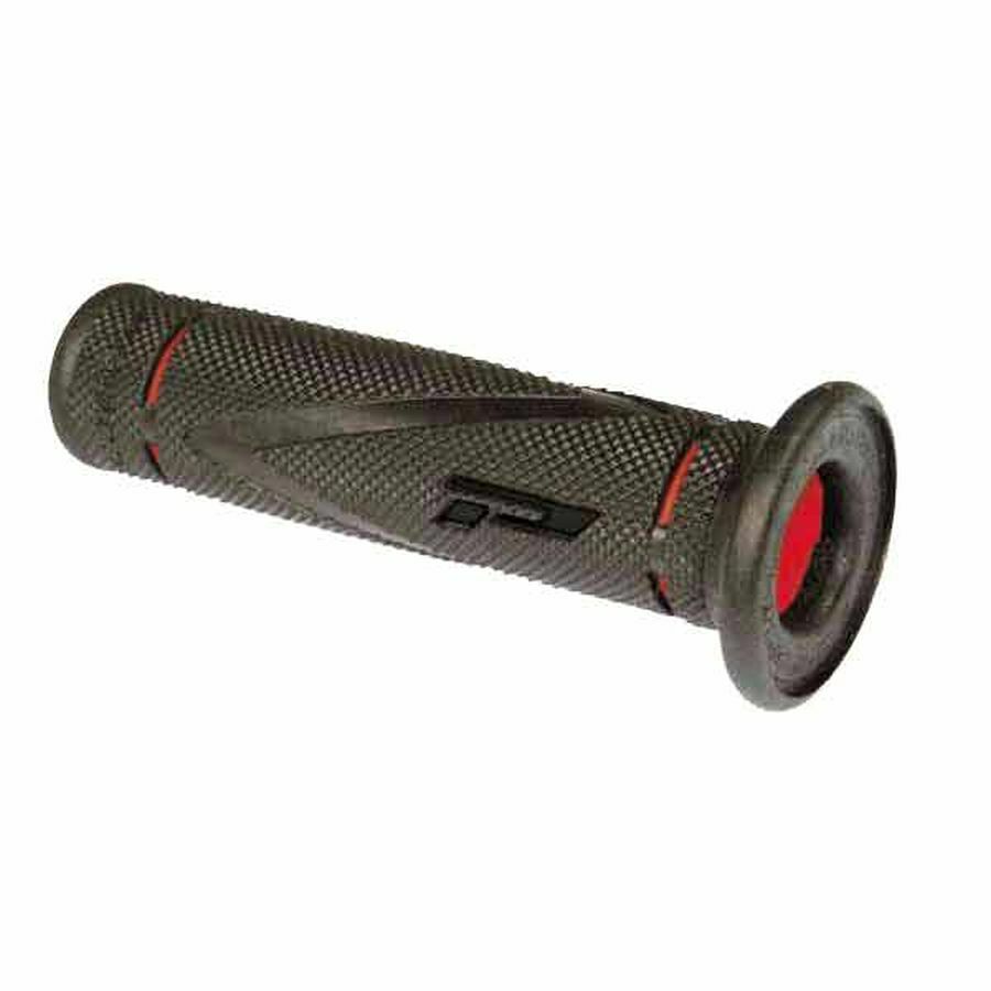 COPPIA MANOPOLE MOTO RACING FORATE PROGRIP 838 ROSSO