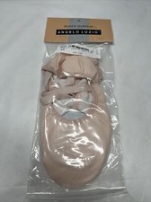 Angelo Luzio 248A Peach Dance Slippers Size 8.5