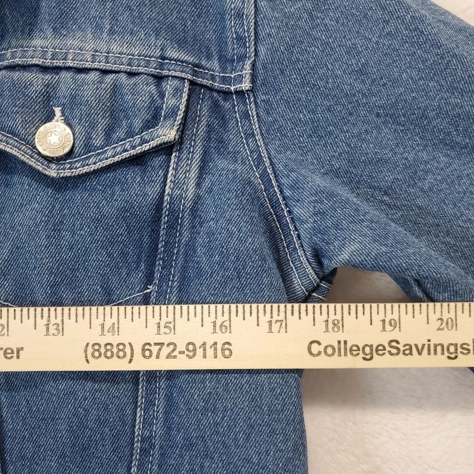 Chaqueta vaquera Ouray Denim para mujer talla M triángulo X rancho alce Wyoming Foto 4 de 4