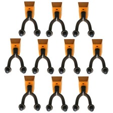 TEN Wall Mount Guitar Hanger Holder Hook Keeper Hanging Brackets Wooden Wood