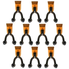 TEN Wall Mount Guitar Hanger Holder Hook Keeper Hanging Brackets Wooden Wood