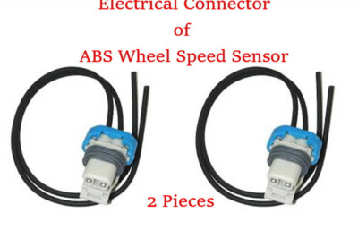 2 Connectors of ABS Wheel Speed Sensor Front L/R Captiva EquinoxTorrent VUE XL7