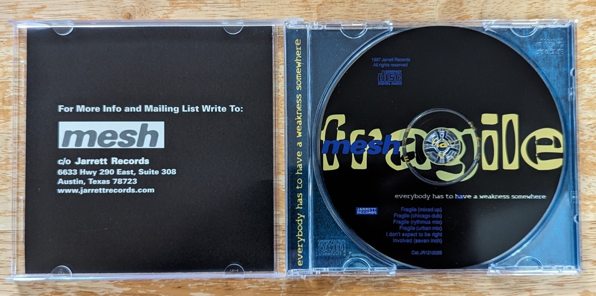 Mesh- Fragile- The Mixes CDS- 6TRK RELEASE! CLASSIC SYNTH Mesh- Fragile- The Mixes CDS- 6TRK RELEASE! CLASSIC SYNTH