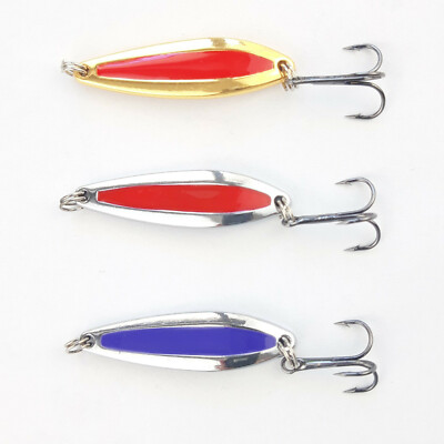 3 Stück BLINKER 7,6g Spoons Forellen Barsch Zocker Köder Spinn Jig Spinner Bait 