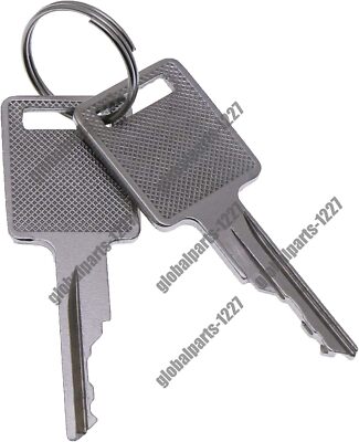Two Handle Keys 6693241 6709527 for Bobcat 310 313 320 322 323 325 328 ...