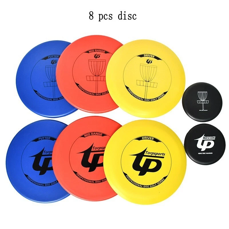 8pcs Disc Golf Sport Flying Disc Saucer Driver, Mid-Range and Putter - image 3 of 4