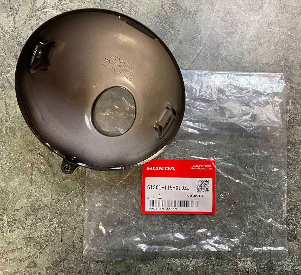 19721978 K3K6 Honda Z50 Z50A Black Headlight Bucket OEM 61301115