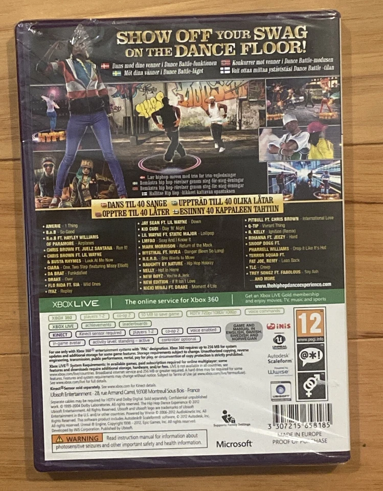 The Hip Hop Dance Experience Brand New and Sealed Xbox 360 Kinect Europe PEGI 12 - Image 3 of 4