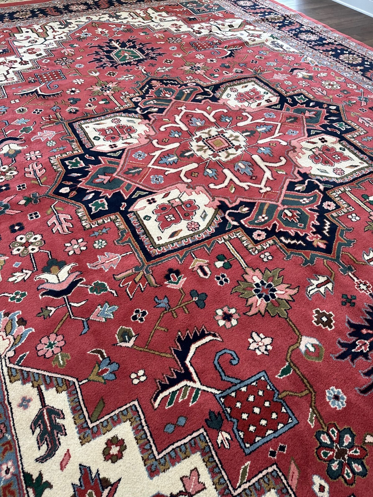 New Top Quality Pink Palace Size Rug Handmade in India, Geometric ...