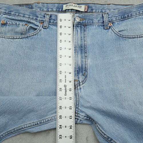 Levi's Jeans Mens Size 40x30 Blue 505 Regular Straight 100% Cotton Denim - Picture 14 of 15