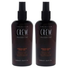 American Crew K0007354 8.4 oz Spray Gel for Men - Medium Hold - Pack of 2