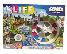 The Game of Life, Giant Edition Family Board Game Indoor/Outdoor Fun Game wit...