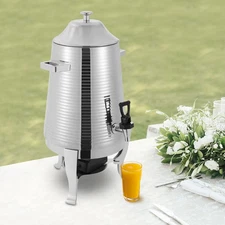 Hot & Cold Electric Beverage Dispensers 3.43Gal Stainless Steel Drink Dispenser