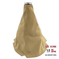 Car Shift Knob Dust Cover, Shift Boot, Shift Boot Cover, Gear Shifter Beige PU