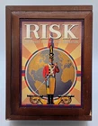 Risk Bookshelf Edition Wood Case Complete Vintage Game Collection Hasbro