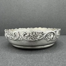 Middletown Plate Co Hard White Metal Gilt Number 37 Silver Dish Mini Dresser