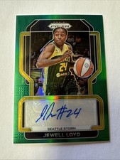 2022 Panini WNBA Prizm Jewell Lloyd Green Auto Color Match Seattle Storm SG-JWL