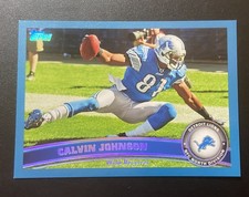2011 Topps ~ Platinum Parallel ~ Calvin Johnson ~ 1/1 ~ Lions ~ HOF ~The Process