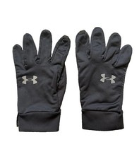 Under Armour Men  s Large Black Athletic Gloves Stretch Lightweight Grip Palm