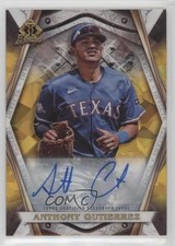 2022 Bowman Draft Invicta Gold Atomic Refractor 2/50 Anthony Gutierrez Auto 16mf