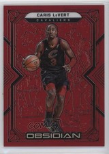 2021-22 Panini Obsidian Electric Etch Red Flood Caris LeVert #57 2s2