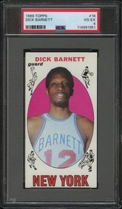 1969 Topps Dick Barnett RC #18 PSA 4 VG-EX Just Graded