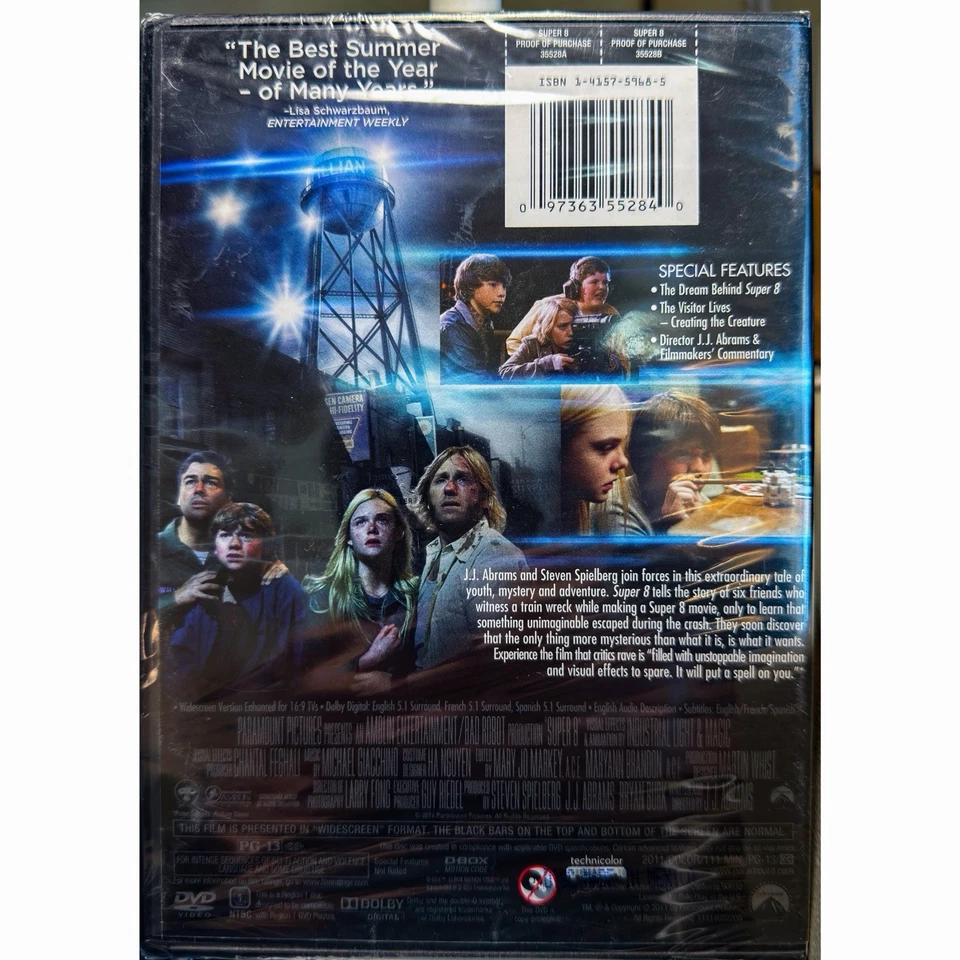 Super 8 (DVD, 2011) BRAND NEW - ORIGINAL WRAP - image 2 of 2