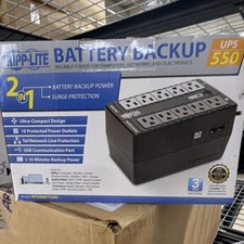 Tripp Lite INTERNET550U 550VA/300W UPS Battery Backup, 10 Outlets, USB 2 unit