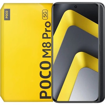 Xiaomi Poco M8 Pro 5G Black 512GB + 12GB Dual-SIM Unlocked SIMFree NEU
