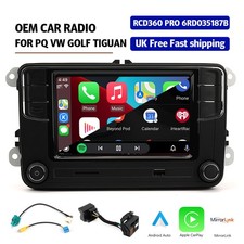 RCD330 RCD360 Pro 187B Apple CarPlay Android Auto Noname Car Radio For VW Seat