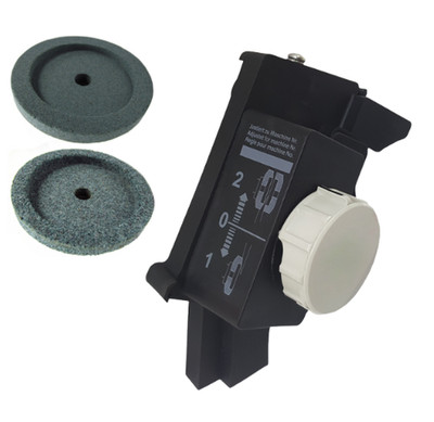 Sharpener Assembly Fits Bizerba Slicers with Replacement Stones, 60370800100