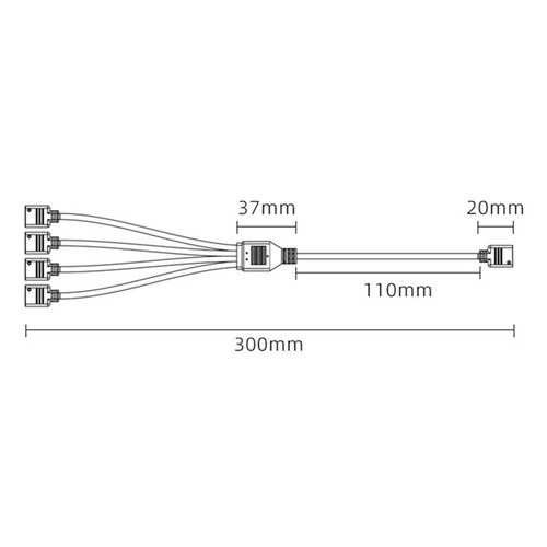 5V 3-Pin Extension Cable for Computer Motherboard Hub Cable Connection8492 - Photo 10/10