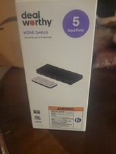 Hdmi Switch, 5 Port,4k, 1080 Full Hd, With Remote